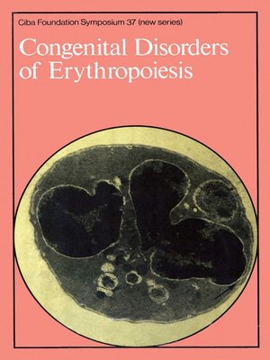 cover image of Congenital Disorders of Erythropoiesis